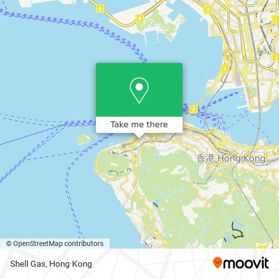 Shell Gas地圖