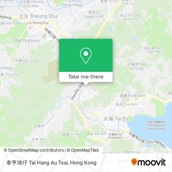 泰亨坳仔 Tai Hang Au Tsai map