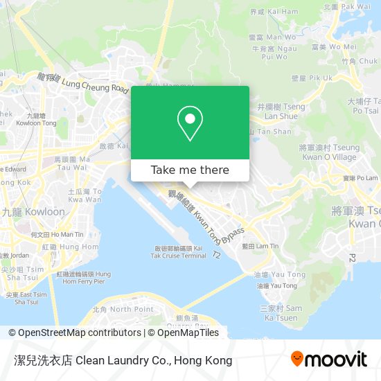 潔兒洗衣店 Clean Laundry Co. map