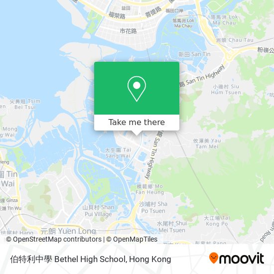 伯特利中學 Bethel High School map