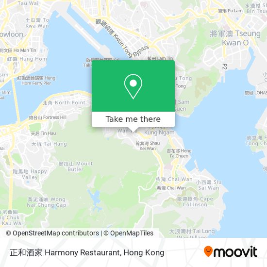 正和酒家 Harmony Restaurant地圖