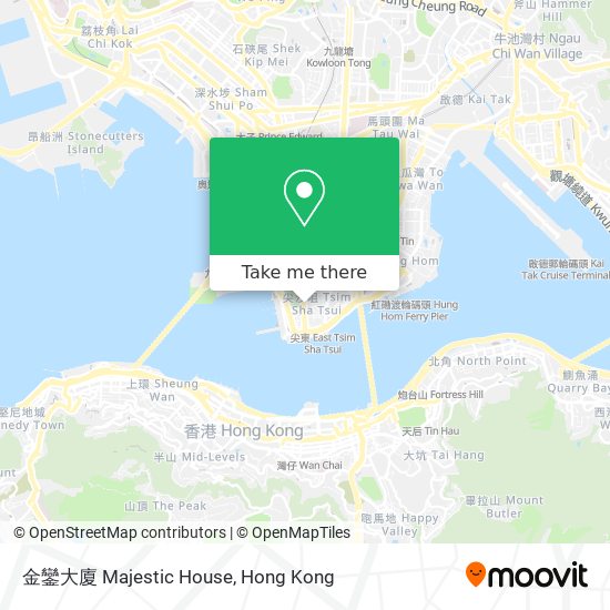 金鑾大廈 Majestic House map