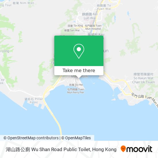 湖山路公廁 Wu Shan Road Public Toilet地圖