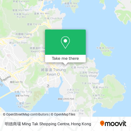 明德商場 Ming Tak Shopping Centre地圖