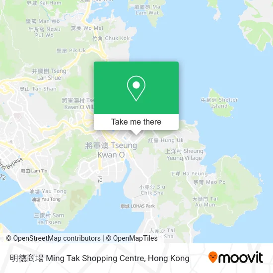 明德商場 Ming Tak Shopping Centre map
