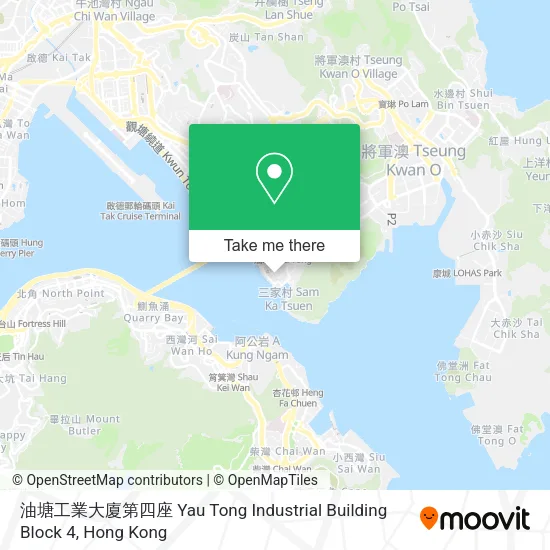 油塘工業大廈第四座 Yau Tong Industrial Building Block 4地圖