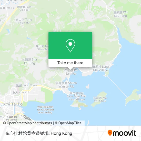 布心排村陀背樹遊樂場地圖
