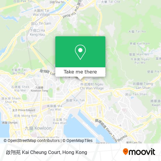 啟翔苑 Kai Cheung Court map