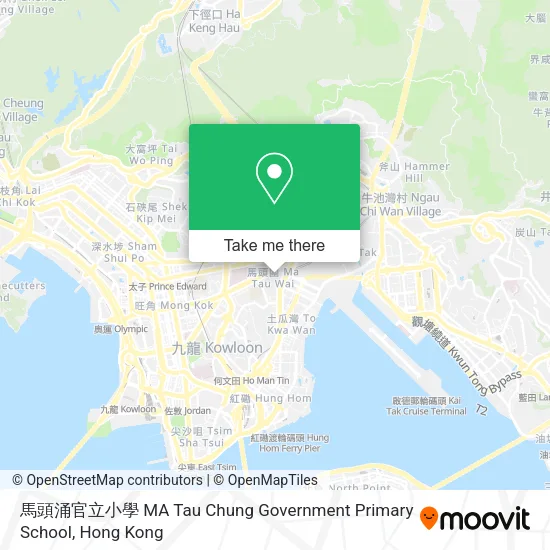 馬頭涌官立小學 MA Tau Chung Government Primary School地圖