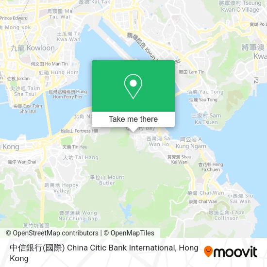 中信銀行(國際) China Citic Bank International map