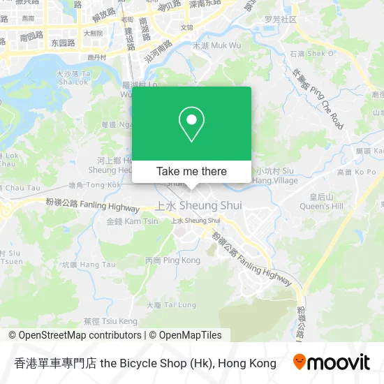 香港單車專門店 the Bicycle Shop (Hk) map
