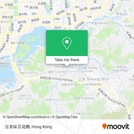 豆美味豆花團地圖