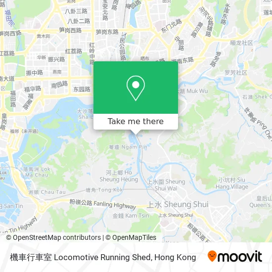 機車行車室 Locomotive Running Shed地圖