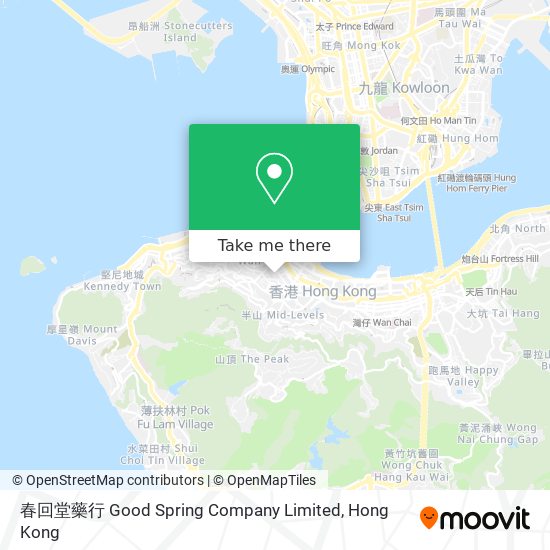 春回堂藥行 Good Spring Company Limited map