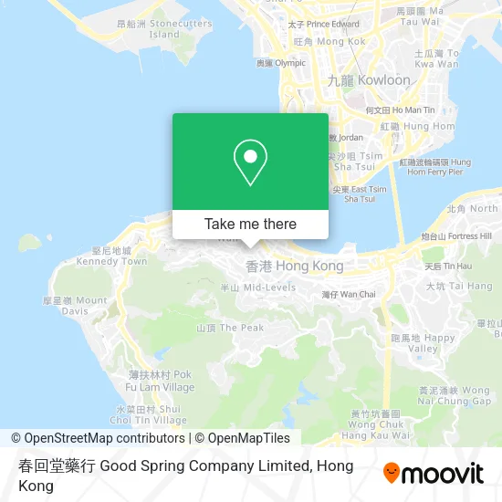 春回堂藥行 Good Spring Company Limited地圖