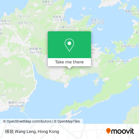 橫嶺 Wang Leng map