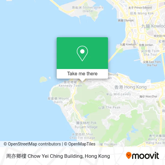 周亦卿樓 Chow Yei Ching Building地圖