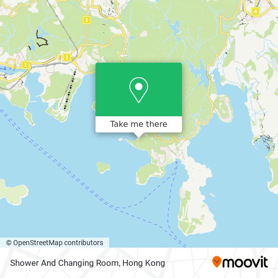 Shower And Changing Room地圖