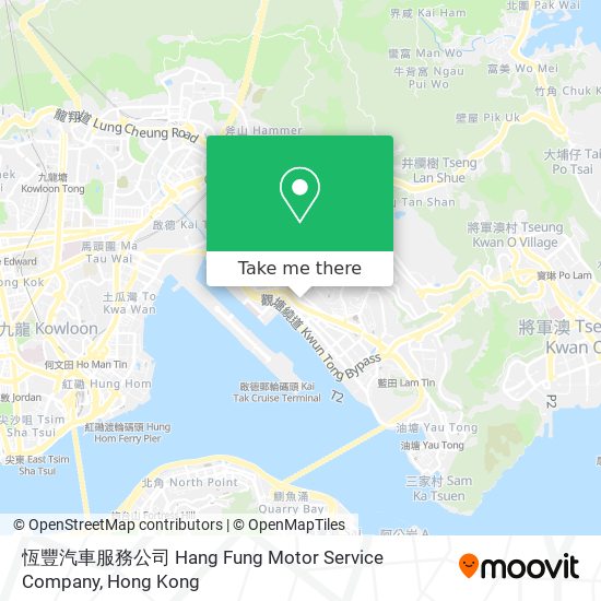 恆豐汽車服務公司 Hang Fung Motor Service Company map