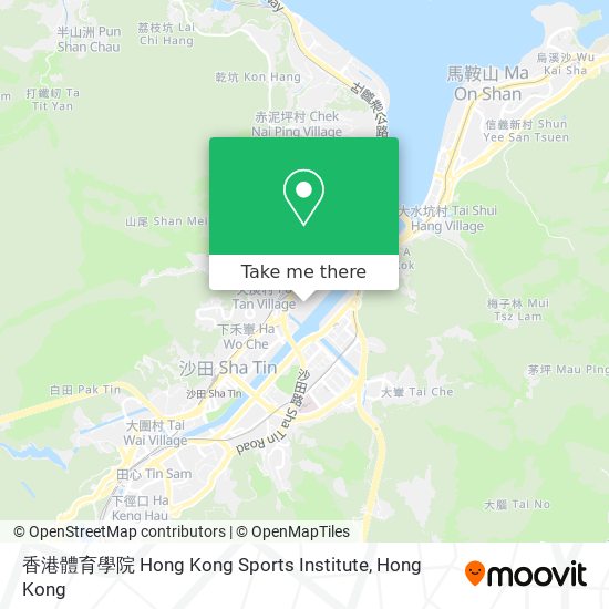 香港體育學院 Hong Kong Sports Institute map