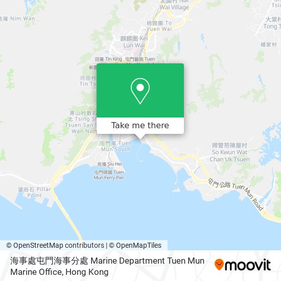 海事處屯門海事分處 Marine Department Tuen Mun Marine Office map