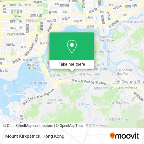 Mount Kirkpatrick map