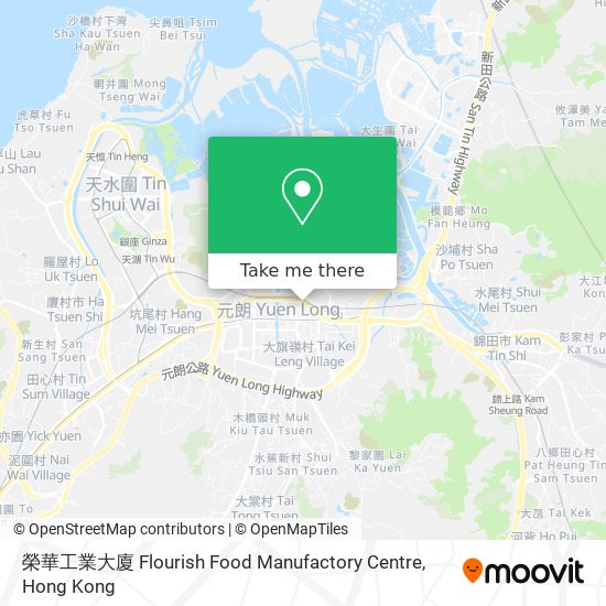 榮華工業大廈 Flourish Food Manufactory Centre map