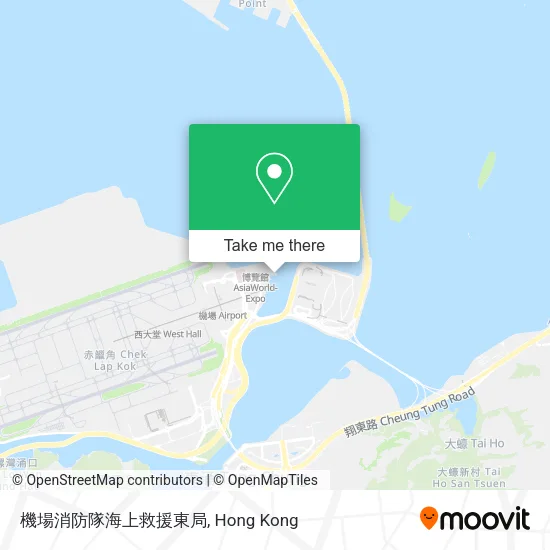 機場消防隊海上救援東局 map