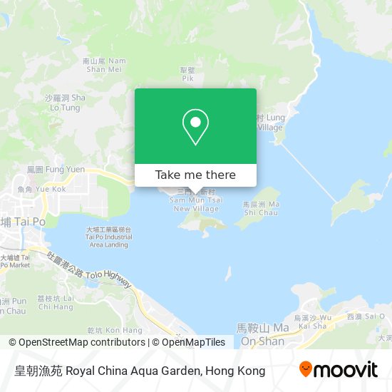 皇朝漁苑 Royal China Aqua Garden map