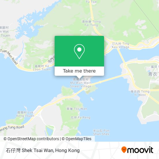 石仔灣 Shek Tsai Wan map