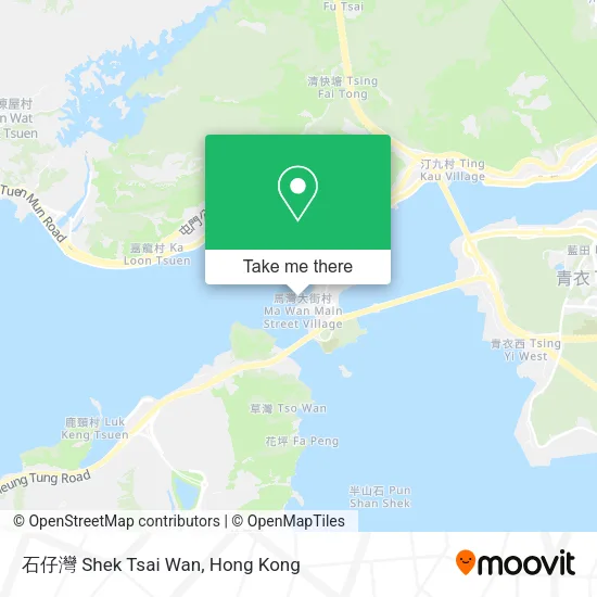 石仔灣 Shek Tsai Wan map