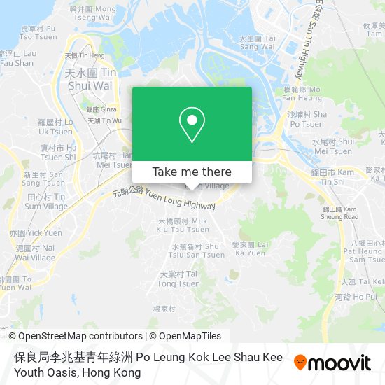 保良局李兆基青年綠洲 Po Leung Kok Lee Shau Kee Youth Oasis map