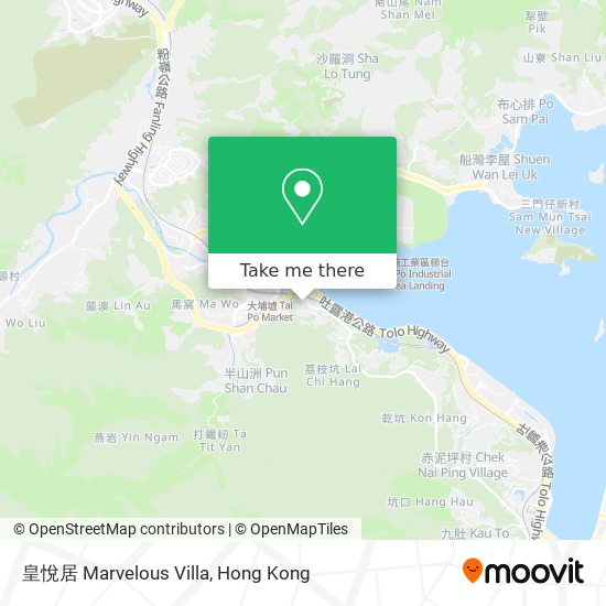 皇悅居 Marvelous Villa map