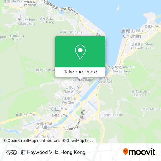 杏苑山莊 Haywood Villa map