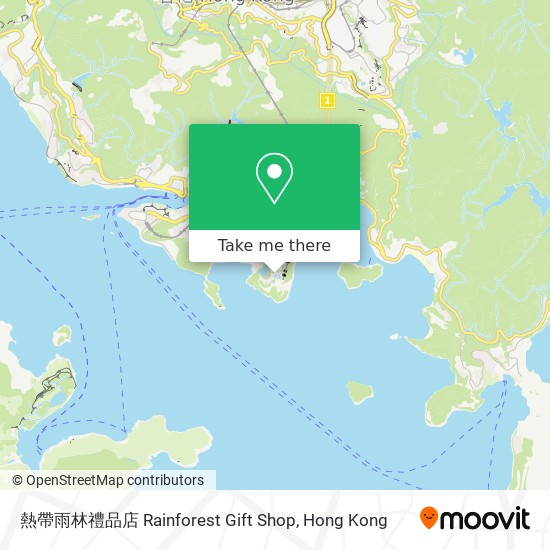 熱帶雨林禮品店 Rainforest Gift Shop地圖