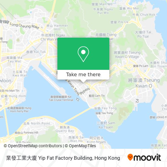 業發工業大廈 Yip Fat Factory Building map