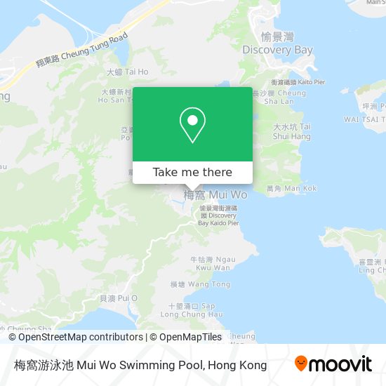 梅窩游泳池 Mui Wo Swimming Pool map