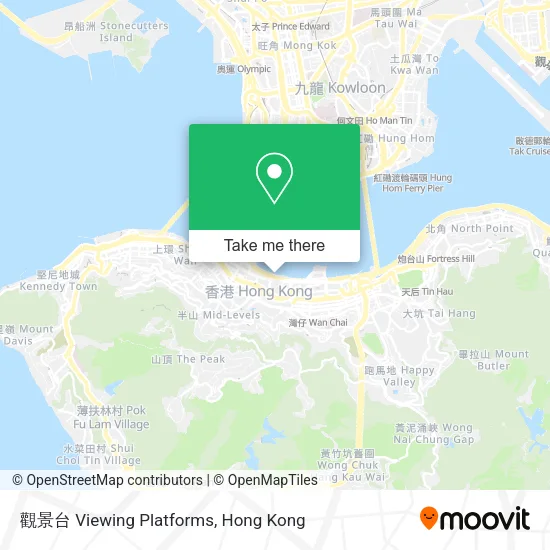 觀景台 Viewing Platforms地圖