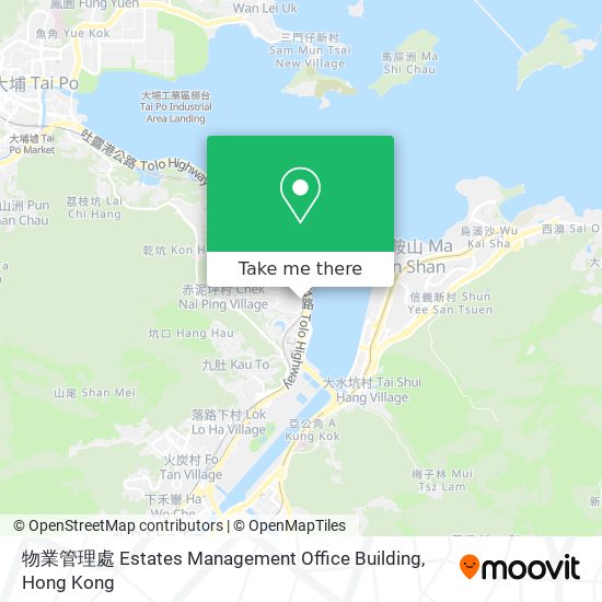 物業管理處 Estates Management Office Building map