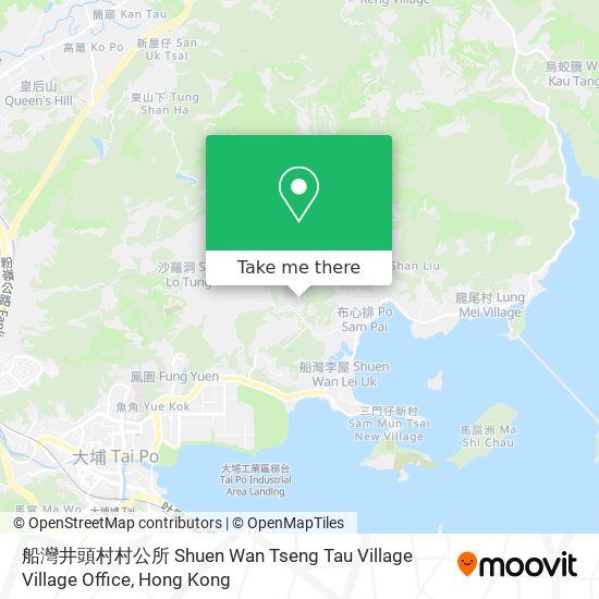 船灣井頭村村公所 Shuen Wan Tseng Tau Village Village Office map
