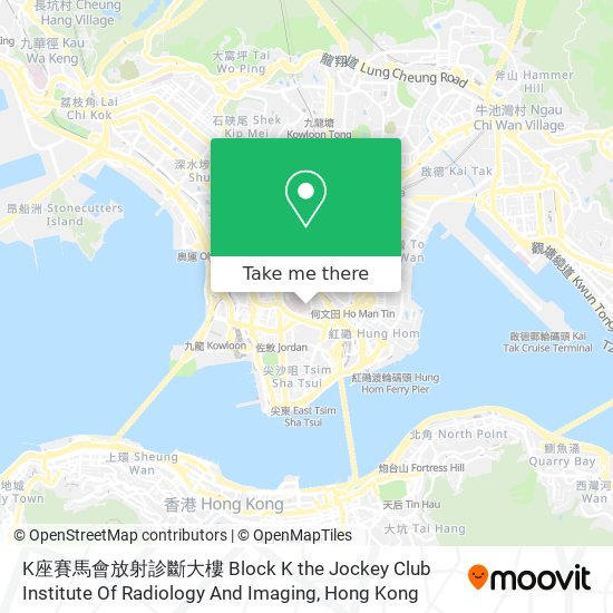 K座賽馬會放射診斷大樓 Block K the Jockey Club Institute Of Radiology And Imaging map