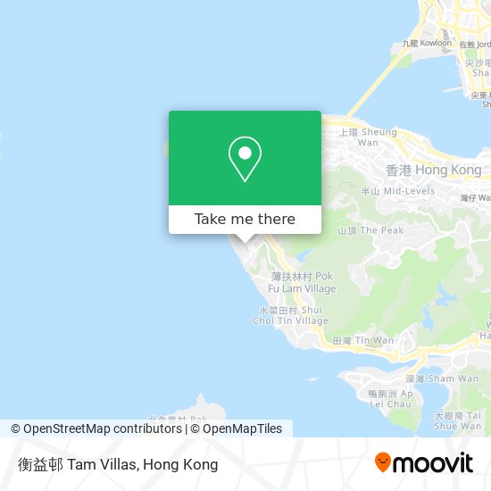 衡益邨 Tam Villas map