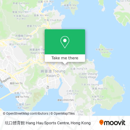 坑口體育館 Hang Hau Sports Centre map