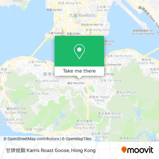 甘牌燒鵝 Kam's Roast Goose map