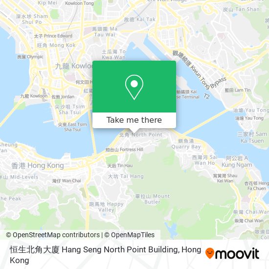 恒生北角大廈 Hang Seng North Point Building地圖