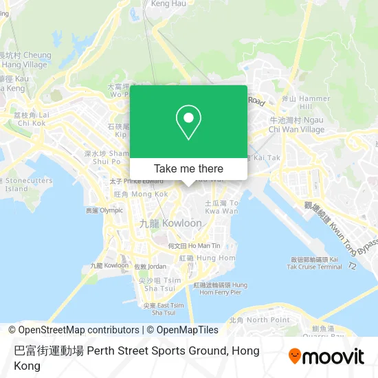 巴富街運動場 Perth Street Sports Ground地圖