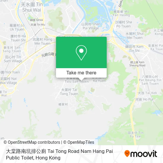 大棠路南坑排公廁 Tai Tong Road Nam Hang Pai Public Toilet map