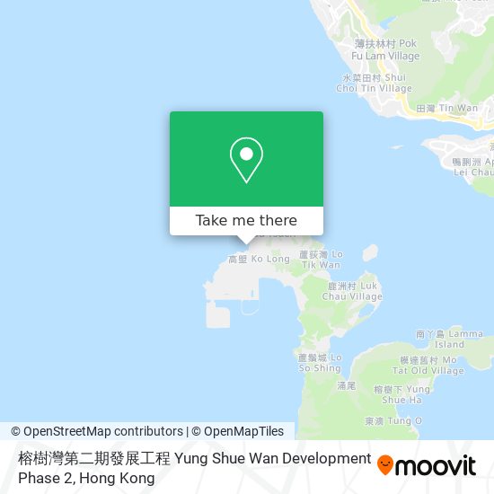 榕樹灣第二期發展工程 Yung Shue Wan Development Phase 2 map