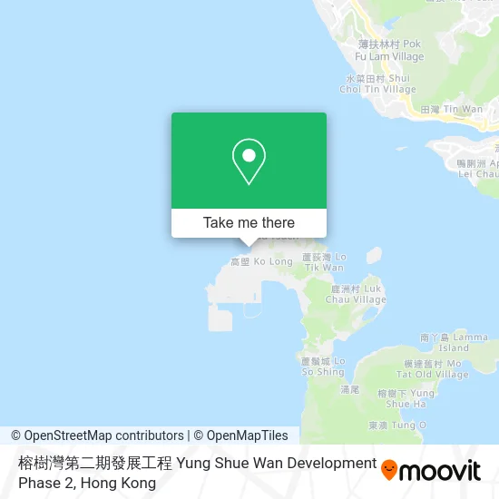 榕樹灣第二期發展工程 Yung Shue Wan Development Phase 2地圖