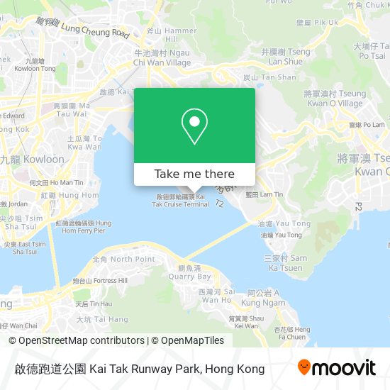 啟德跑道公園 Kai Tak Runway Park map